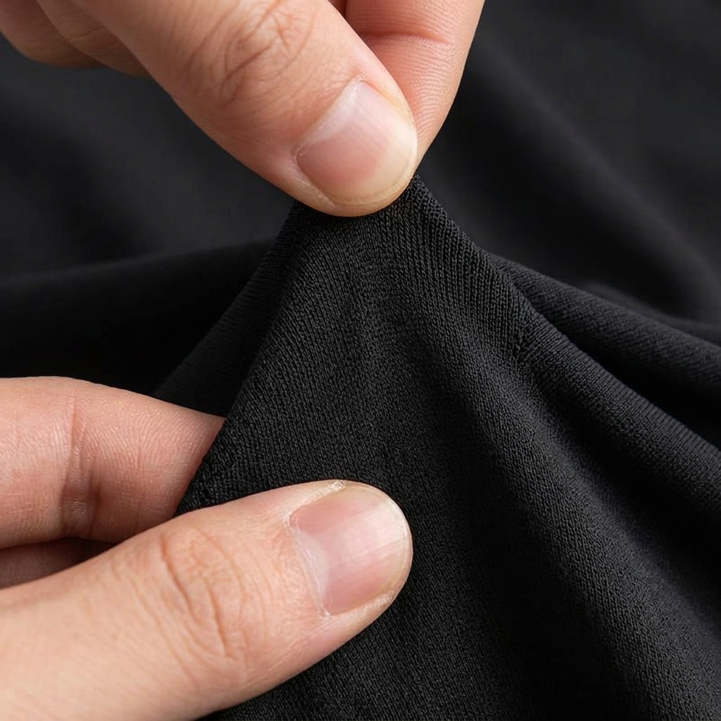 Tela 90% poliéster y 10% spandex, agradable a la piel y transpirable
